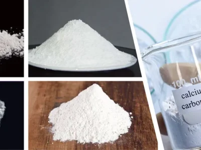 Calcium carbonate powder of different particle sizes